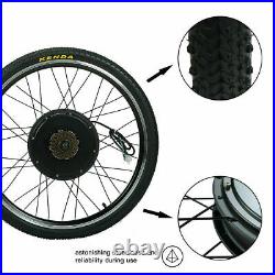 48V 1000W 26 Rear Electric E-Bike Bicycle Wheel Motor Conversion Kit LCD Meter