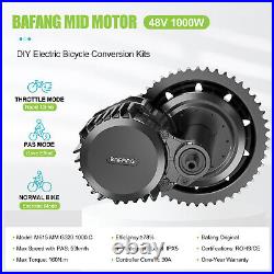 48V 1000W Bafang Motor BBSHD BBS03 Electric Bicycle Conversion Kits DIY Ebike