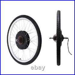 48V 1000W Electric Bicycle HuB Motor Conversion Kit 26 E-Bike Rear Wheel + LCD