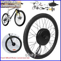 48V 1000W Electric Bicycle Hub Motor Conversion Kit 26 Front Wheel E-bike Kit