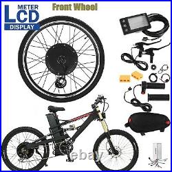 48V 1000W Electric Bicycle Motor Conversion Kit E Bike Front Wheel Hub 26