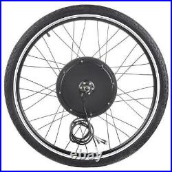 48V 1000W Electric Bicycle Motor Conversion Kit Front Wheel Bike Cycling Hub 26