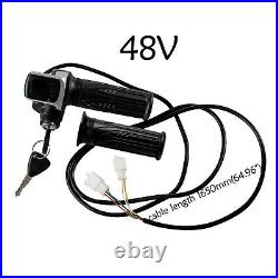48V 1000W Electric Brush Motor Controller LCD Throttle Chain E Bike Razor ATV