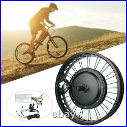 48V 1000W F/R Wheel Rim 20x4 Electric Bicycle Hub Motor Conversion Kit eBike