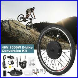 48V 1000w Electric Bicycle Motor Conversion Kit E Bike Rear 26 Wheel Hub Z4J1