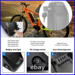 48V 10Ah e-bike Lithium Battery Electric Bicycle For Mid Motor 500W 750W 250W