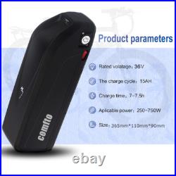 48V 13AH 15Ah 36V e-bike Battery Electric Bicycle 500W 750W 1000W Motor Downtube