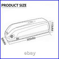 48V 13AH E-bike Electric Bicycle lithium Battery for Mid Motor eBike 1000W 750W