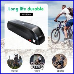 48V 13AH Lithium Battery Electric Bicycle For 1000W 750W Bafang 8fun Mid motor