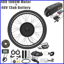 48V 13Ah Battery + 26 Electric Bicycle Motor Conversion Kit Rear Wheel 1000W