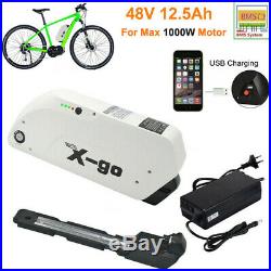 48V 13Ah SHARK Lithium Battery for 1000W Motor Electric Mountain Bike With Charger