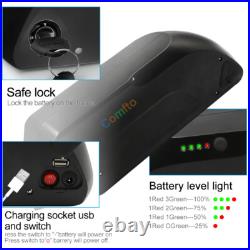 48V 13Ah TigerShark ebike Battery f Electric Bicycle Bafang 1000W Motor Downtube