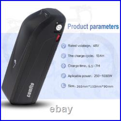 48V 13Ah e-bike Battery for Electric Bicycle 750W 1000W 500W 350w Mid Motor Bike