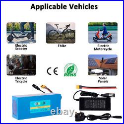 48V 14Ah E-bike Battery Electric Bicycle Motor 48V Lithium Battery XLR Charger