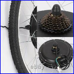 48V 1500W Electric Bicycle Motor E Bike Rear Wheel 26 Conversion Kit