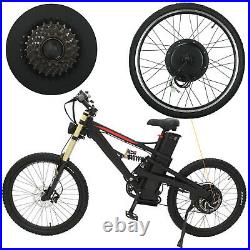 48V 1500W Rear Electric Bicycle Motor Conversion Kit EBike Wheel Cycling Hub 26