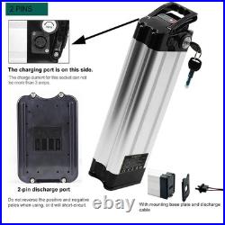 48V 15Ah SilverFish 2 pins Battery For Electric Bicycle E-Bike 250W-1000w motor