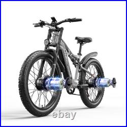 48V 17.5Ah E-Bike 26 Fat Tyre Electric Mountain Bike Dual Motor UK Stock(Used)