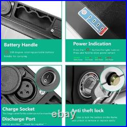 48V 20AH E-bike Lithium Battery For 02000W Electric Bike Motor with Rear Rack