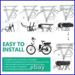 48V 20AH E-bike Lithium Battery For 02000W Electric Bike Motor with Rear Rack