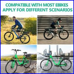 48V 20AH E-bike Lithium Battery For 02000W Electric Bike Motor with Rear Rack