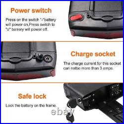 48V 20Ah 36V 13AH e-bike Battery Electric Bicycle Rear Rack Carrier 750W 1500W