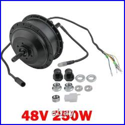 48V 250W Flexible Brushless Ebike Motor Wheel Hub Motor Fit For Electric Bikes