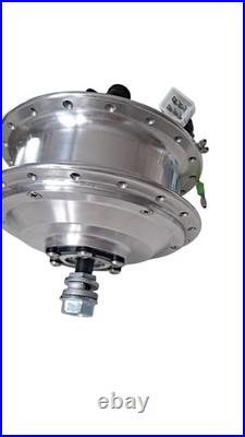 48V 250W Front Hub Motor Electric Bike Conversion Motor (Silver)