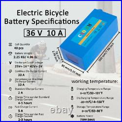 48V 36V Lithium E-Bike Battery For? 1500W Electric Bicycle Motor 10Ah 14Ah 20Ah
