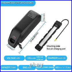 48V/52 25Ah Lithium 1000W 1500W kit EBike E bike Electric Bike Bicycle Battery