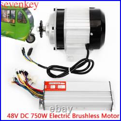 48V 750W Electric Brushless Motor For Electric Scooter Bicycle Go Kart Tricycle