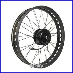 48V 750W Fat Tire Electric Bike eBike Conversion Kit Bafang Motor Rear Wheel