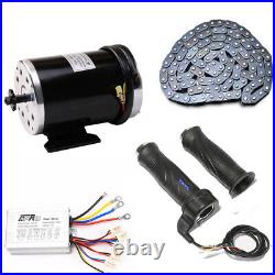 48V DC 1000W Chain Drive Brush Electric Motor Kit for Scooter Bicycle Reversible