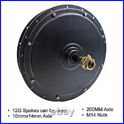 48/52V 2000W Ebike Hub Motor Electric Bike DIY Hub DC Hub Motor 35H 48/52V 2000W Ebike Hub Motor Electric Bike DIY Hub DC Hub Motor 35H