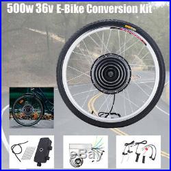 500W Electric Bike Conversion Motor Kit with Front Wheel Dual Mode Controller