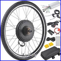 500With1000W 26 Electric Bicycle Bike Conversion Kit Motor Speed Front Rear Wheel