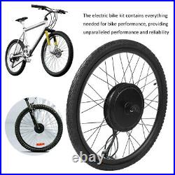 500With1000W 26 Electric Bicycle Motor Conversion Kit Front/Rear Wheel E Bike UK
