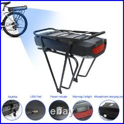 52V 17.5AH Electric Lithium Ebike Battery with Rear Rack Kit for 500W-1000W Motor