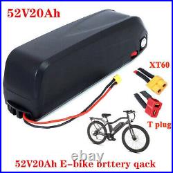 52V 20Ah Electric Bike Downtube Battery 1000W Motor 52 Volt eBike Battery