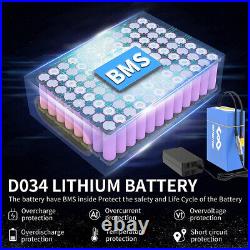 52V 20Ah Lithium Pack Ebike Li-ion Electric Bike Battery PVC for 50W-1500W Motor