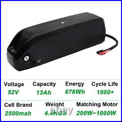 52V 48V 13Ah Ebike Battery Hailong Lithium Battery 1000W Electric Bike Battery