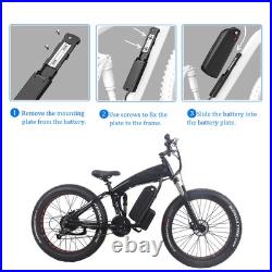 52V 48V 15AhEbike Battery Lithium Ion Battery for 750W 1000W Electric Bike Motor