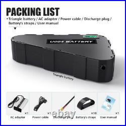 72V 20AH Electric Bike Triangle Li-Ion Battery Pack For 500W3000W Motor LG Cell