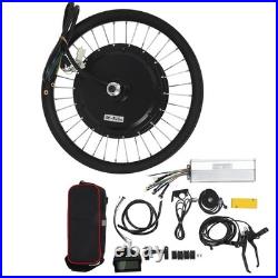 72V 3000W Electric Bicycle Conversion Kit Rear Drive Hub Motor Controller Lcd3