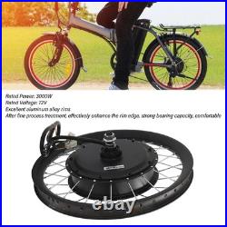 72V 3000W Electric Bicycle Conversion Kit Rear Drive Hub Motor Controller Lcd3