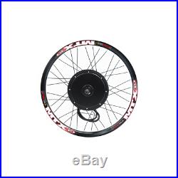 72V 3000W Electric Bicycle Rear Hub Motor Conversion Kit E-Bike Wheel Rim 26'