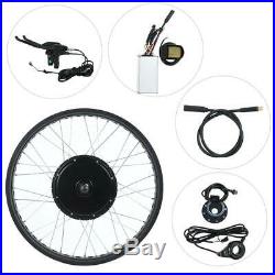 72V 3000W Electric bicycle conversion kit eBike Rear Wheel Hub Motor Rim 26'