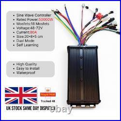 72V MXUS 3K 80A Turbo Ebike Electric Bike Conversion Kit Hub Motor MTX Rim