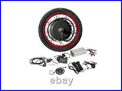 8000with72v Electric Bike Ebike Fat Tire Regular Tire Conversion Kit MOTOR 19 Rim