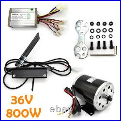 800W 36V Electric Bicycle E-bike DC Brush Motor Conversion Kit and Controller